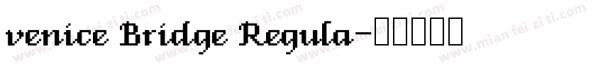 venice Bridge Regula字体转换
